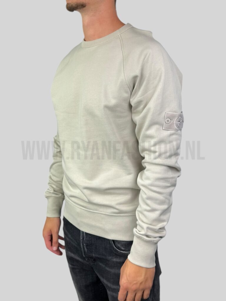 Stone Island Sweater Ghost Logo Beige - Afbeelding 2