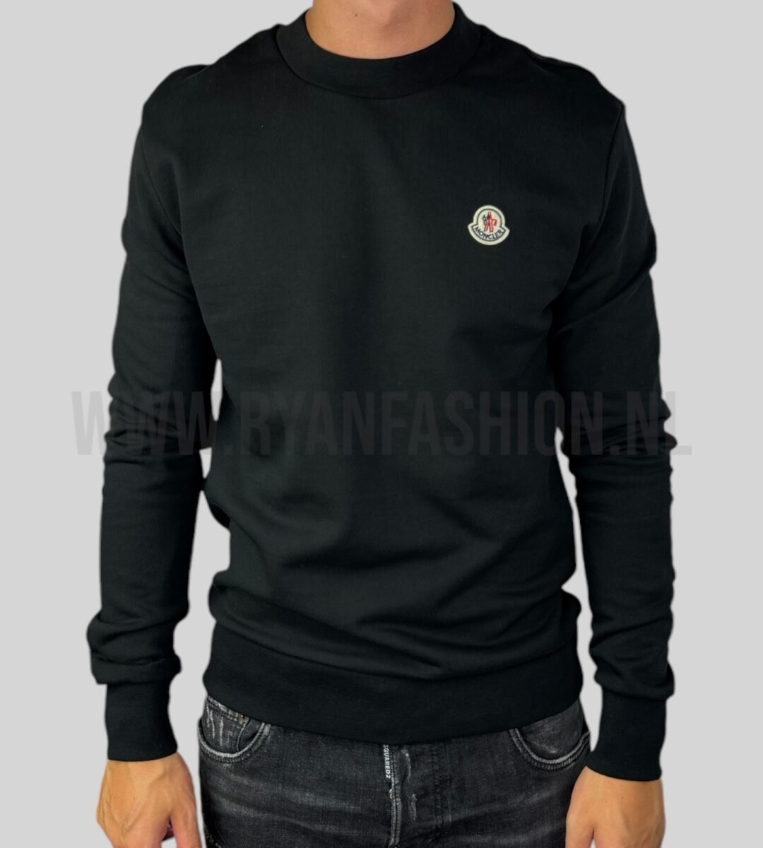 Moncler Logo Sweater Zwart