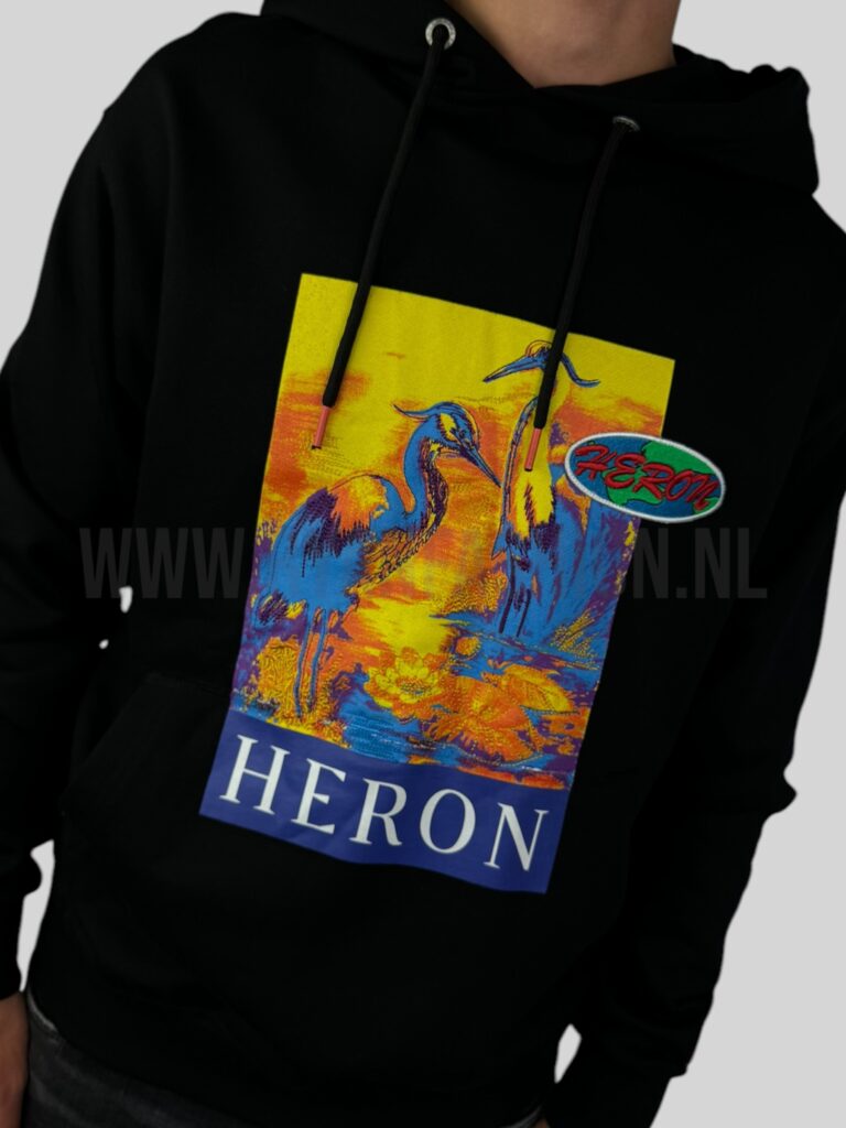 Heron Preston Hoodie HERON KK22 Black - Afbeelding 3
