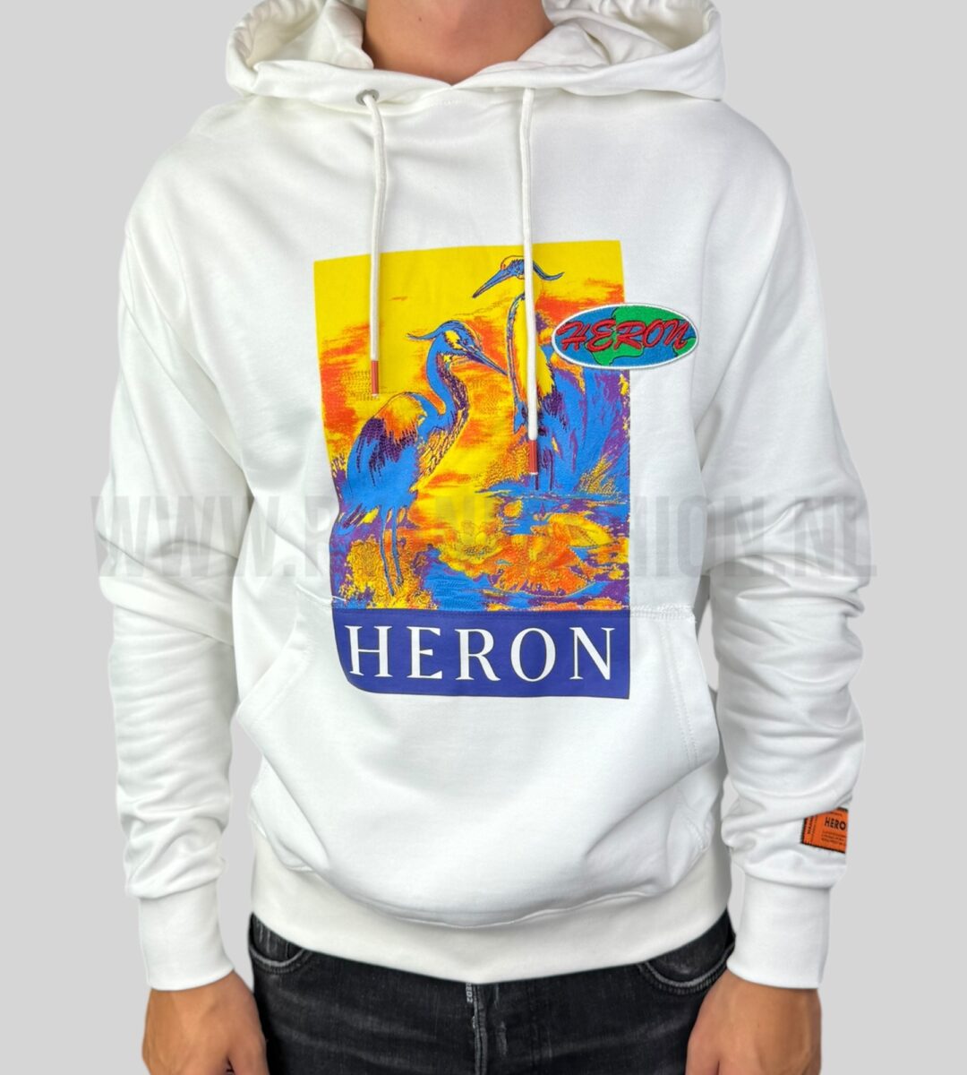 Heron Preston Hoodie HERON KK22 White