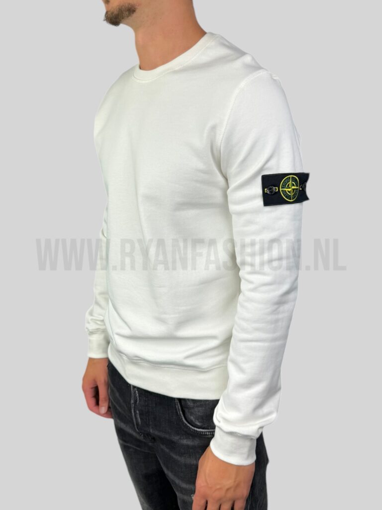 Stone Island Sweater White - Afbeelding 2