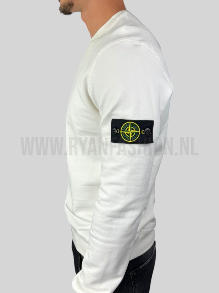 Stone Island Sweater White - Afbeelding 3