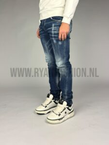 Dsquared2 Dark Crinkle Wash Cool Guy Jeans Darkblue