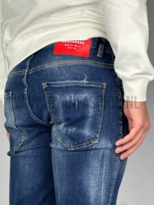 Dsquared2 Dark Crinkle Wash Cool Guy Jeans Darkblue