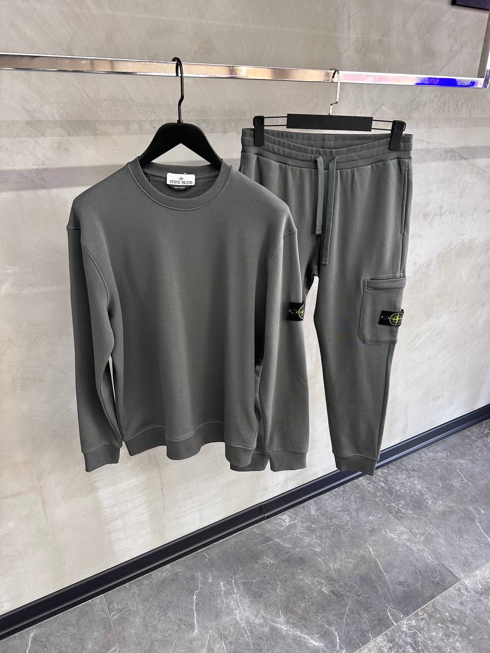 Stone Island Cargo Tracksuit Antraciet