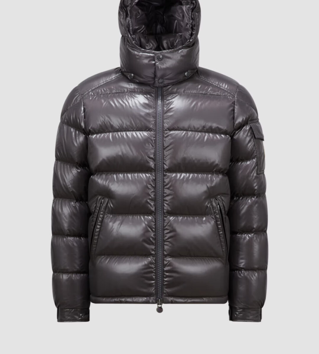 Moncler Maya Short Down Jacket Dark Grey