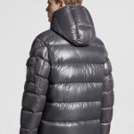 Moncler Maya Short Down Jacket Dark Grey - Image 5