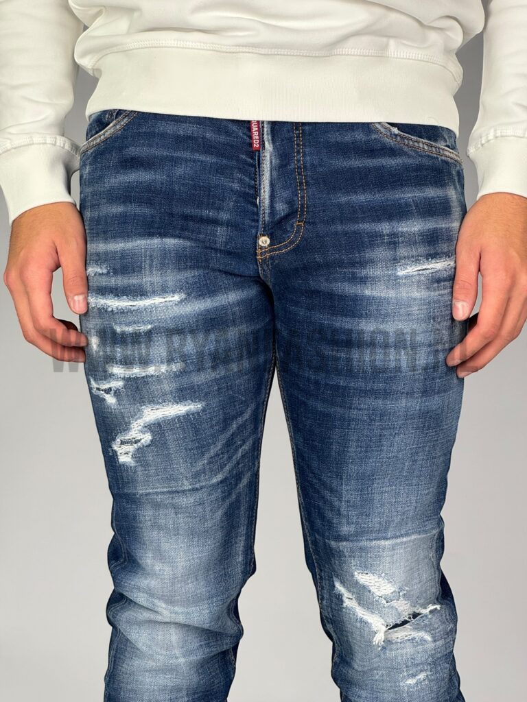 Dsquared2 Slim Fit Jeans Blue S07 - Afbeelding 3