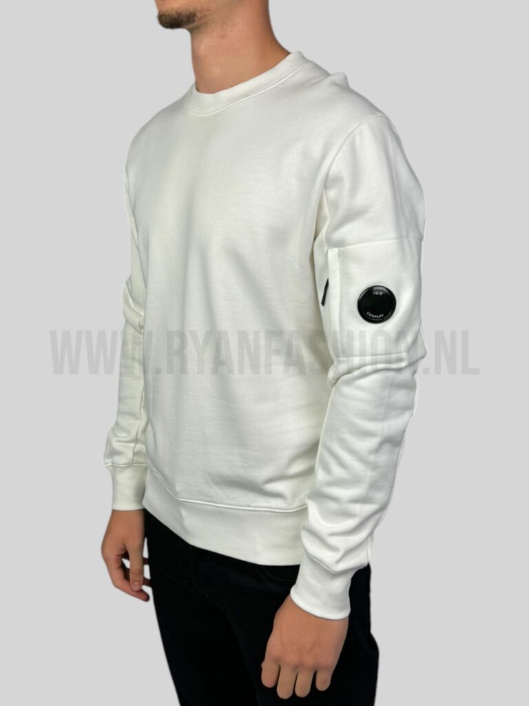 C.P. Company Classic Lens Sweater White - Afbeelding 2