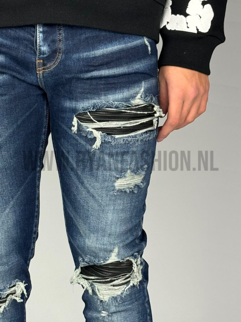 Amiri Slim Fit Jeans Darkblue 004 - Afbeelding 2