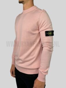 Stone Island Wool Sweater Roze