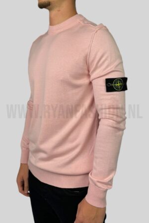 Stone Island Wool Sweater Roze