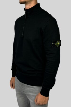 Stone Island Half Zipped Sweater Zwart