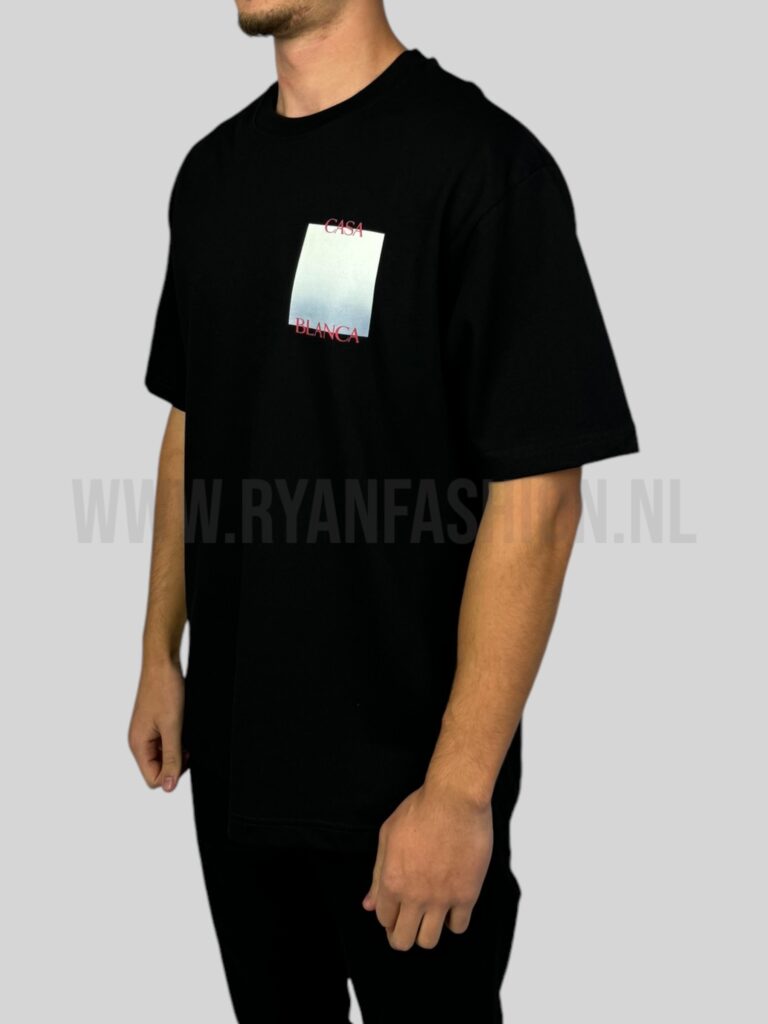 Casablanca Gradient Casa Logo T-Shirt Black - Afbeelding 2