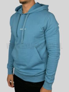 Stone Island Institutional Two Print Hoodie Blue