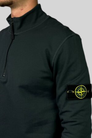 Stone Island Half Zipped Sweater Antraciet
