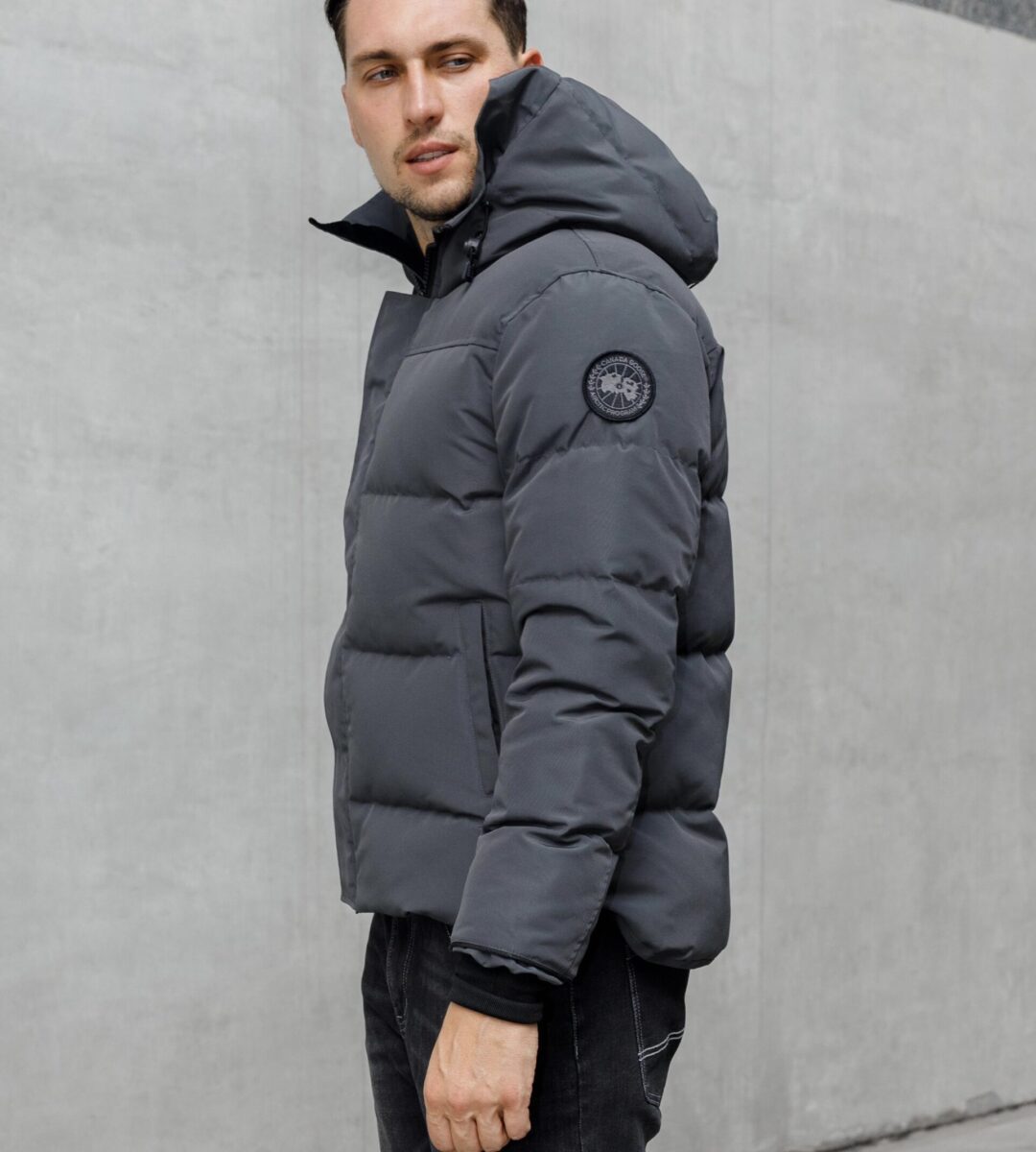 Canada Goose MacMillan Donkergrijs Parka Jacket Black Label