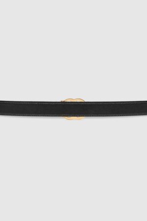 Gucci GG Marmont Thin Belt Black