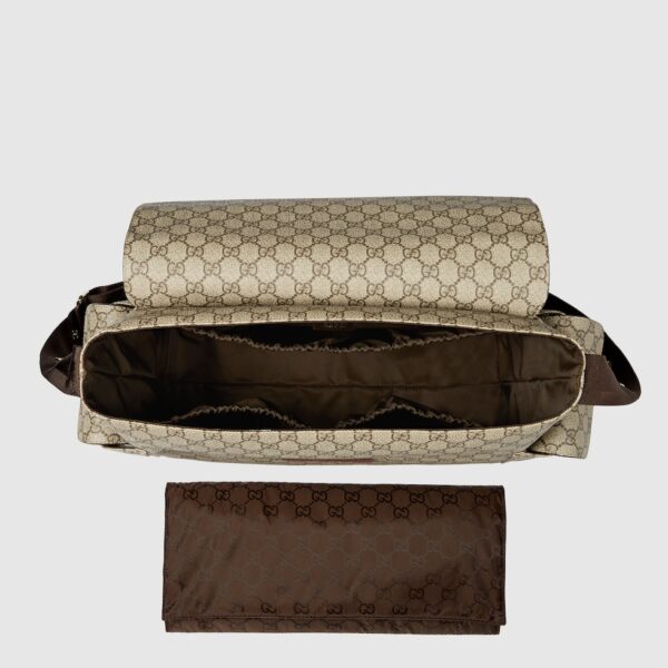 Gucci GG Supreme Medium Baby Changing Bag Beige - Afbeelding 6