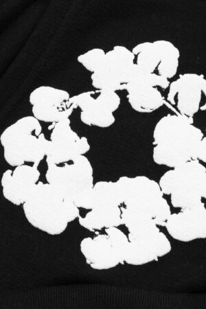 Denim Tears The Cotton Wreath Hoodie Black