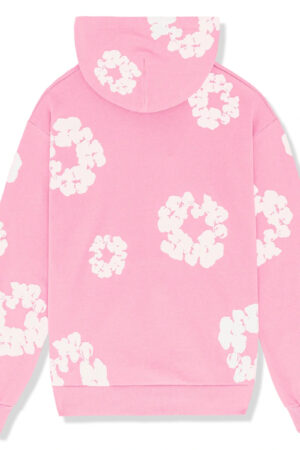 Denim Tears The Cotton Wreath Hoodie Roze