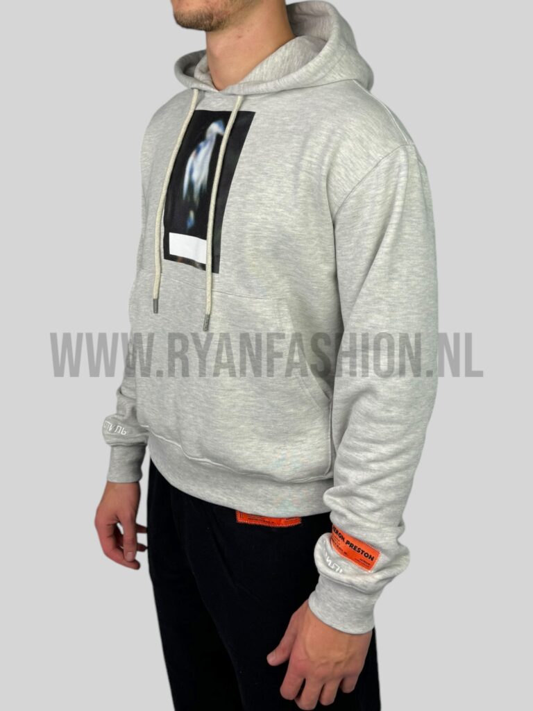 Heron Preston Censored Hoodie Grey - Afbeelding 2