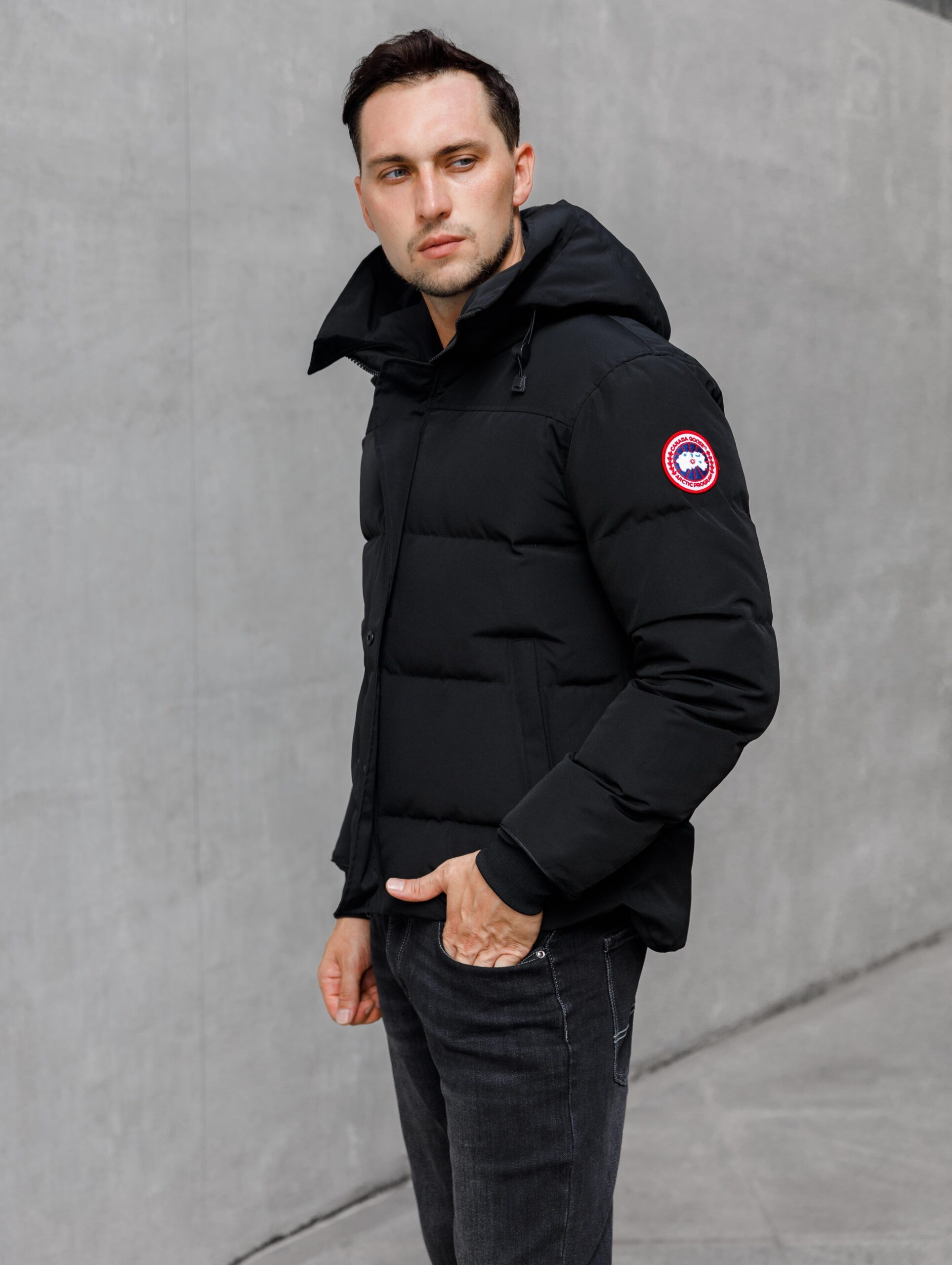 Canada Goose MacMillan Parka Jacket Black