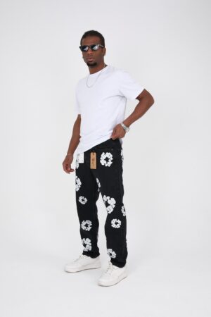 Denim Tears X Levi's Cotton Wreath Jeans Black