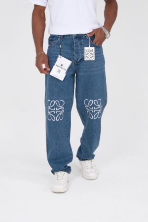 LOEWE Baggy Jeans Blue