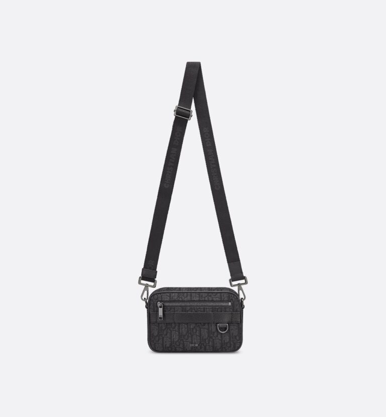 Dior Safari Bag Oblique Bag Zwart - Afbeelding 5