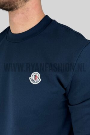 Moncler Logo Sweater Donkerblauw