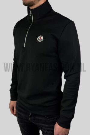 Moncler Half Zipped Sweater Zwart