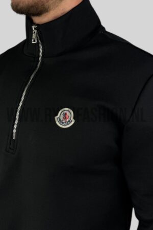 Moncler Half Zipped Sweater Zwart