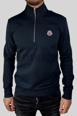 Moncler Half Zipped Sweater Donkerblauw