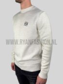 Loewe Logo Wool Sweater Ecru