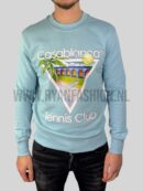 Casablanca Tennis Club Sweater Lichtblauw