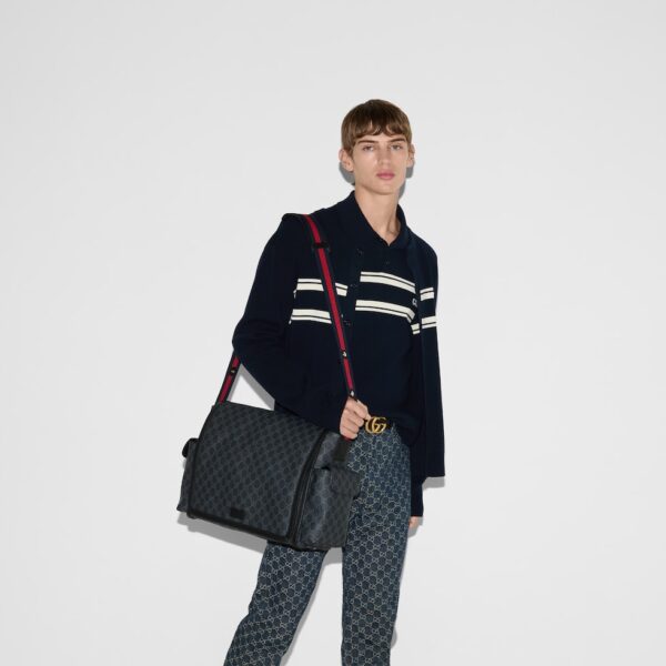 Gucci GG Supreme Medium Baby Changing Bag Black - Afbeelding 3