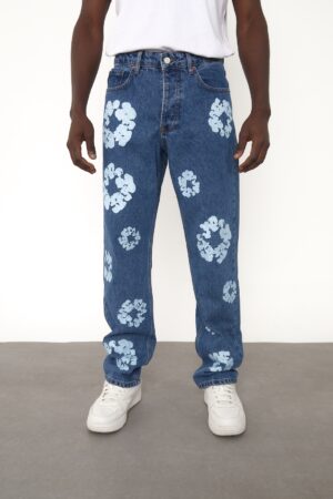 Denim Tears X Levi's Cotton Wreath Jeans Blue