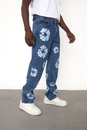 Denim Tears X Levi's Cotton Wreath Jeans Blue