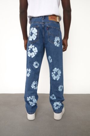 Denim Tears X Levi's Cotton Wreath Jeans Blue