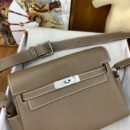 Hermes Kelly Messenger Bag Taupe