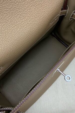 Hermes Kelly Messenger Bag Taupe