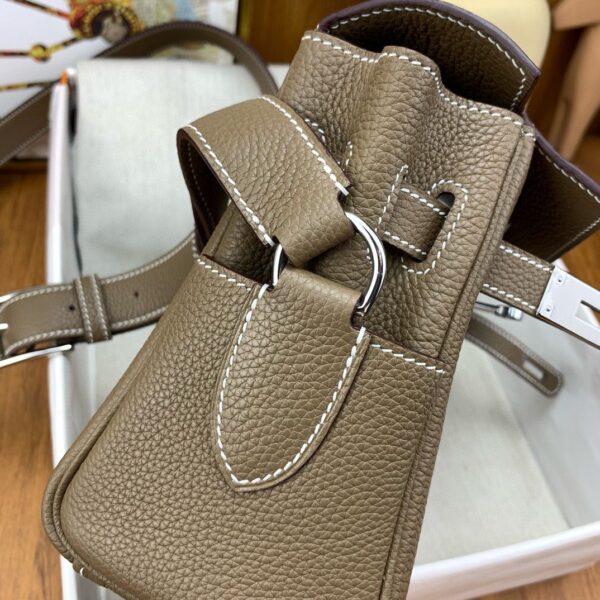 Hermes Kelly Messenger Bag Taupe - Afbeelding 5