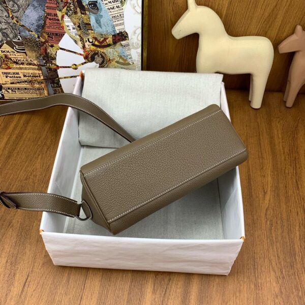 Hermes Kelly Messenger Bag Taupe - Afbeelding 6