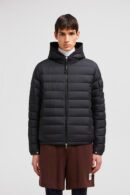 Moncler Galion Hooded Short Down Jacket Black