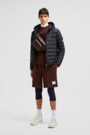 Moncler Galion Hooded Short Down Jacket Black