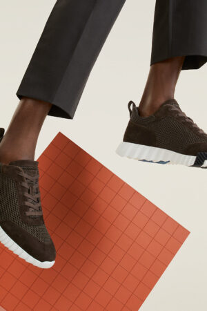 Hermes Bouncing Sneakers Brown