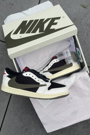 Nike Air Jordan 1 Low Travis Scott Olive