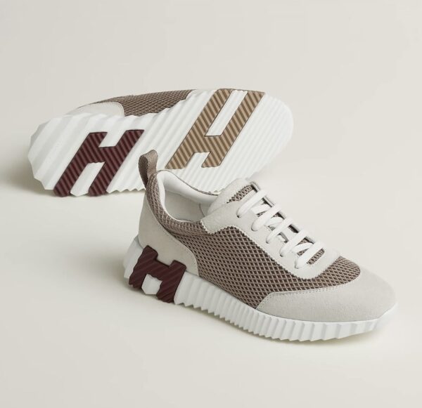 Hermes Bouncing Sneakers Beige Argile