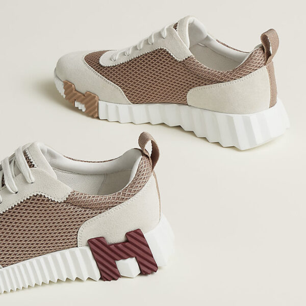 Hermes Bouncing Sneakers Beige Argile - Afbeelding 5